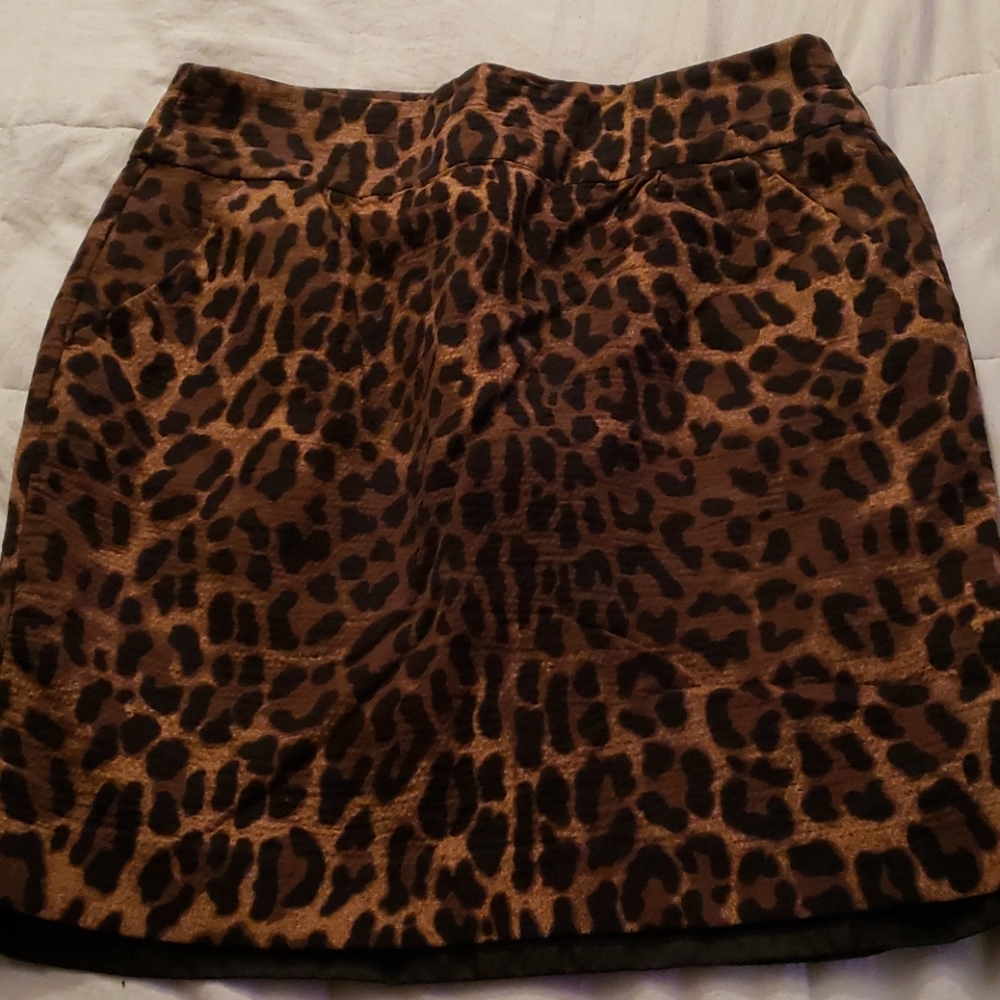 Leopard print 🐆 Mini skirt - with pockets!